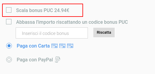 Come utlizzare il tuo bonus